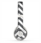 The Sharp Gray & White Chevron Pattern Skin for the Beats by Dre Solo 2 Headphones