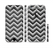 The Sharp Layered Black & Gray Chevron Pattern Sectioned Skin Series for the Apple iPhone 6 Plus