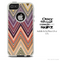 The Vintage Colored V3 Chevron Pattern Skin For The iPhone 4-4s or 5-5s Otterbox Commuter Case