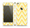 The Sharp Vintage Yellow Chevron Skin Set for the Apple iPhone 5