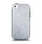The Silver Sparkly Glitter Ultra Metallic Apple iPhone 5c Otterbox Symmetry Case Skin Set