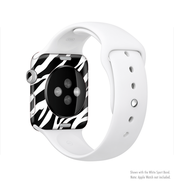 The Simple Vector Zebra Animal Print Full-Body Skin Kit for the Apple Watch