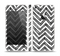 The Sketch Black Chevron Skin Set for the Apple iPhone 5