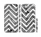 The Sketch Black Chevron Sectioned Skin Series for the Apple iPhone 6