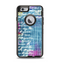 The Sketched Blue Word Surface Apple iPhone 6 Otterbox Defender Case Skin Set