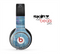 The Sketched Blue Word Surface Skin for the Beats by Dre Pro Headphones