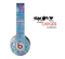 The Sketched Blue Word Surface Skin for the Beats by Dre Wireless Headphones