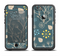 The Slate Blue and Coral Floral Sketched Lace Patterns v21 Apple iPhone 6 LifeProof Fre Case Skin Set