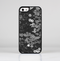 The Small Black and White Flower Sprouts Skin-Sert for the Apple iPhone 5-5s Skin-Sert Case