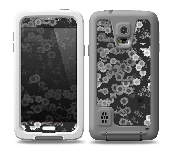 The Small Black and White Flower Sprouts Skin Samsung Galaxy S5 frē LifeProof Case