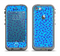 The Small Scattered Polka Dots of Blue Apple iPhone 5c LifeProof Fre Case Skin Set
