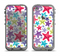 The Smiley Faced Vector Colored Starfish Pattern Apple iPhone 5c LifeProof Fre Case Skin Set