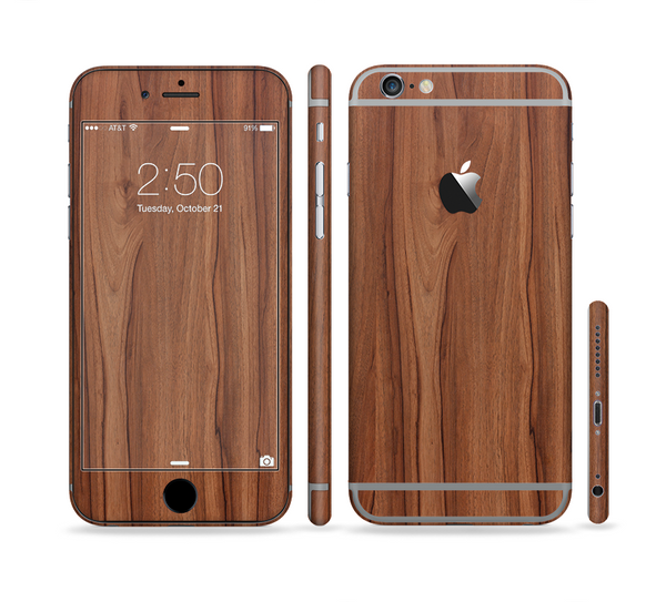 The Smooth-Grained Wooden Plank Sectioned Skin Series for the Apple iPhone 6 Plus