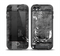The Smudged White and Black Anchor Pattern Skin for the iPod Touch 5th Generation frē LifeProof Case