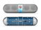 The Snowy Blue Paper Scene Skin for the Beats by Dre Pill Bluetooth Speaker