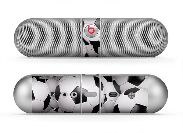 The Soccer Ball Overlay Skin for the Beats by Dre Pill Bluetooth Speaker