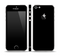 The Solid Black Skin Set for the Apple iPhone 5