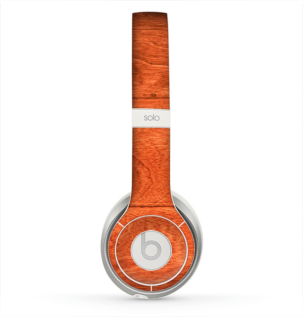 The Solid Cherry Wood Planks Skin for the Beats by Dre Solo 2 Headphones