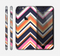The Solid Pink & Blue Colored Chevron Pattern Skin for the Apple iPhone 6