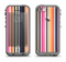 The Solid Pink & Blue Colored Stripes Apple iPhone 5c LifeProof Fre Case Skin Set