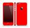 The Solid Red Skin Set for the Apple iPhone 5