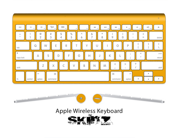 The Solid State Orange Skin For The Apple Wireless Keyboard