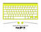 The Solid State Yellow Skin For The Apple Wireless Keyboard