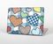 The Stitched Plaid Vector Fabric Hearts Skin Set for the Apple MacBook Air 13"