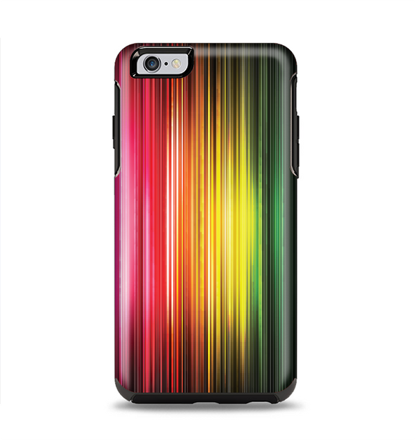 The Straight Abstract Vector Color-Strands Apple iPhone 6 Plus Otterbox Symmetry Case Skin Set