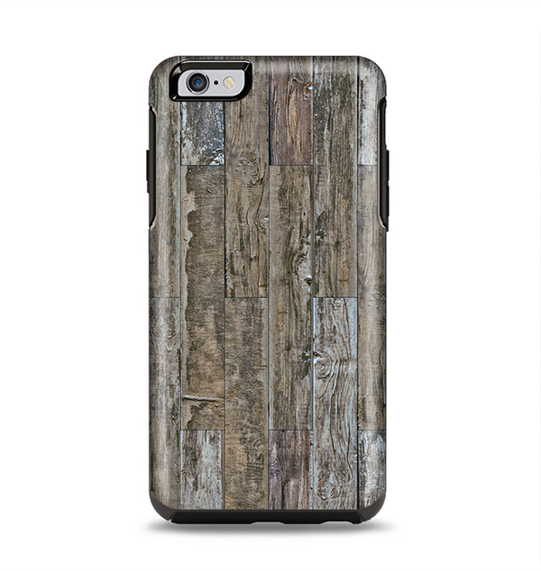 The Straight Aged Wood Planks Apple iPhone 6 Plus Otterbox Symmetry Case Skin Set