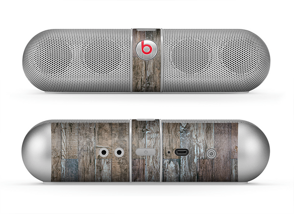 The Straight Aged Wood Planks Skin for the Beats by Dre Pill Bluetooth Speaker
