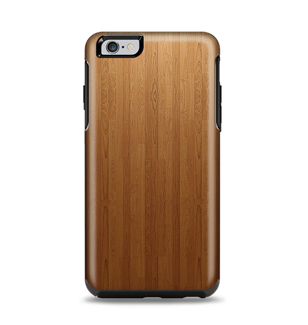 The Straight WoodGrain Apple iPhone 6 Plus Otterbox Symmetry Case Skin Set