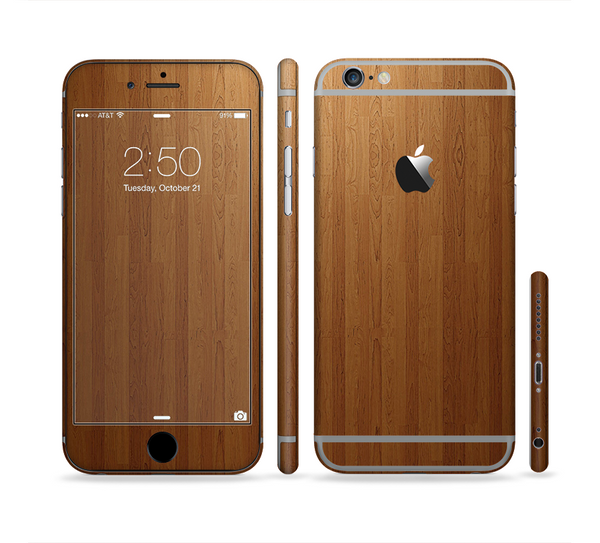The Straight WoodGrain Sectioned Skin Series for the Apple iPhone 6