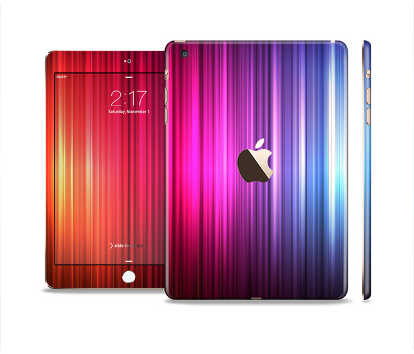 The Straigth Vector HD Lines Full Body Skin Set for the Apple iPad Mini 3