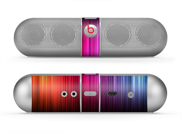 The Straight Vector HD Lines Skin for the Beats by Dre Pill Bluetooth Speaker