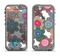 The Striped Vector Flower Buttons Apple iPhone 5c LifeProof Fre Case Skin Set