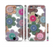 The Striped Vector Flower Buttons Sectioned Skin Series for the Apple iPhone 6 Plus
