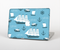 The Subtle Blue Ships and Anchors Skin Set for the Apple MacBook Air 13"