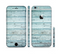The Subtle Blue Vertical Aged Wood Sectioned Skin Series for the Apple iPhone 6