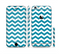 The Subtle Blue & White Chevron Pattern V2 Sectioned Skin Series for the Apple iPhone 6