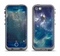 The Subtle Blue and Green Nebula Apple iPhone 5c LifeProof Fre Case Skin Set