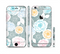 The Subtle Gray & White Floral Illustration Sectioned Skin Series for the Apple iPhone 6 Plus