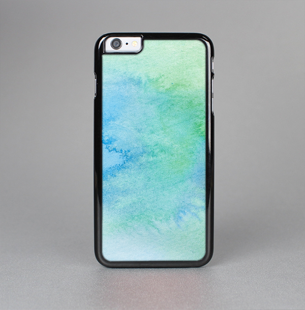 The Subtle Green & Blue Watercolor Skin-Sert Case for the Apple iPhone 6 Plus