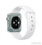 The Subtle Green Lace Pattern Full-Body Skin Kit for the Apple Watch