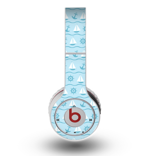 The Subtle Nautical Sailing Pattern Skin for the Original Beats by Dre Wireless Headphones