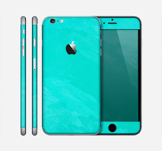The Subtle Neon Turquoise Surface Skin for the Apple iPhone 6 Plus