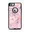 The Subtle Pink Floral Illustration Apple iPhone 6 Otterbox Defender Case Skin Set