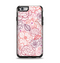 The Subtle Pink Floral Illustration Apple iPhone 6 Otterbox Symmetry Case Skin Set