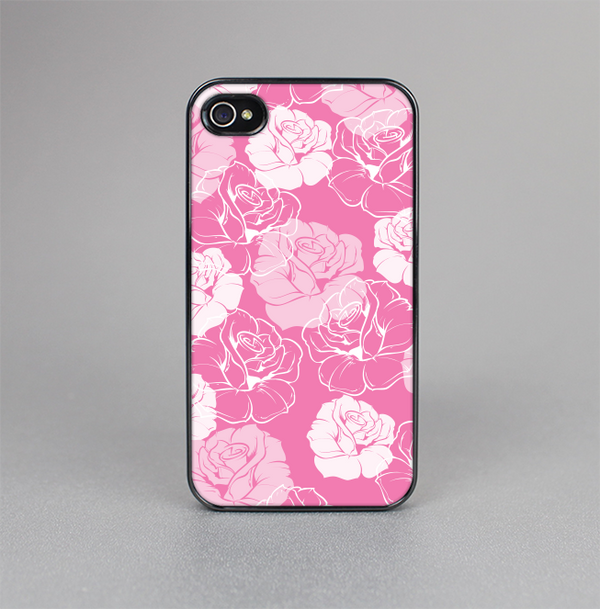 The Subtle Pinks Rose Pattern V3 Skin-Sert for the Apple iPhone 4-4s Skin-Sert Case