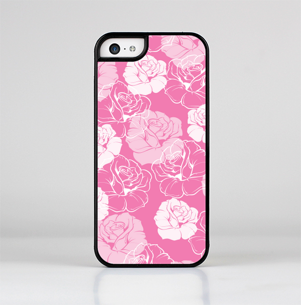 The Subtle Pinks Rose Pattern V3 Skin-Sert for the Apple iPhone 5c Skin-Sert Case